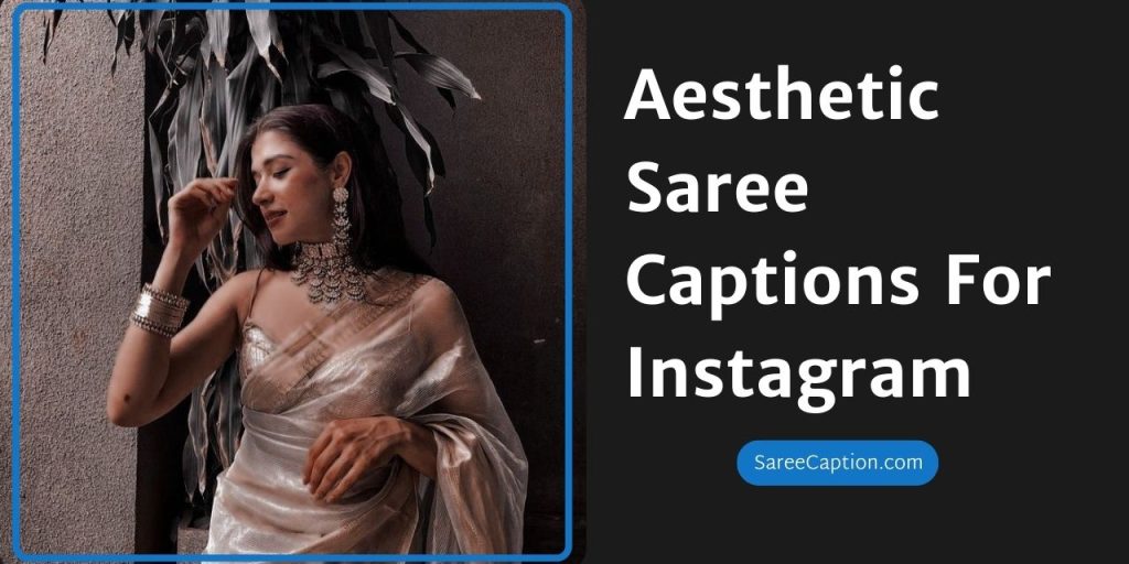 Aesthetic Saree Captions For Instagram