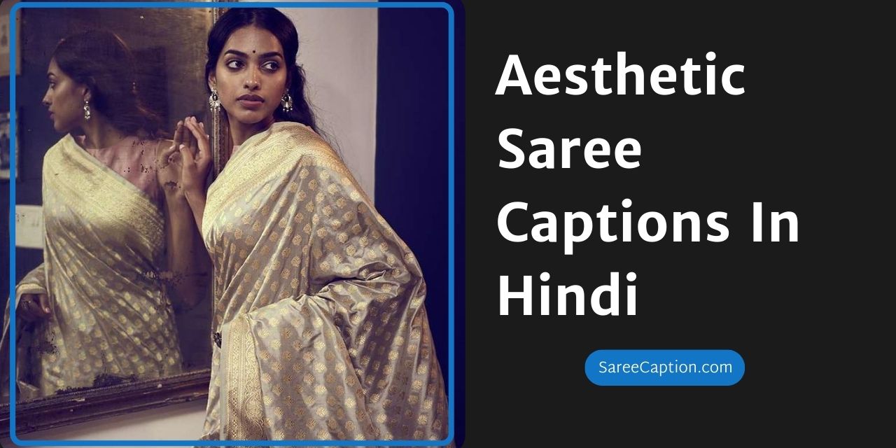 Aesthetic Saree Captions In Hindi