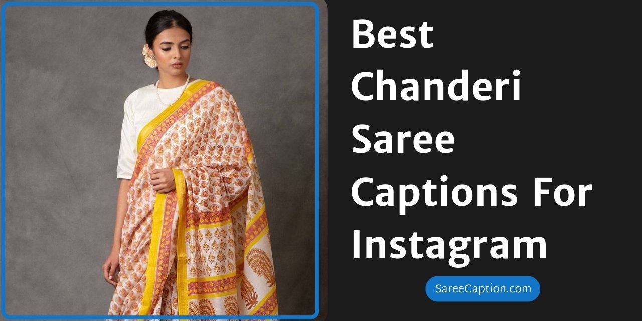 Best Chanderi Saree Captions For Instagram