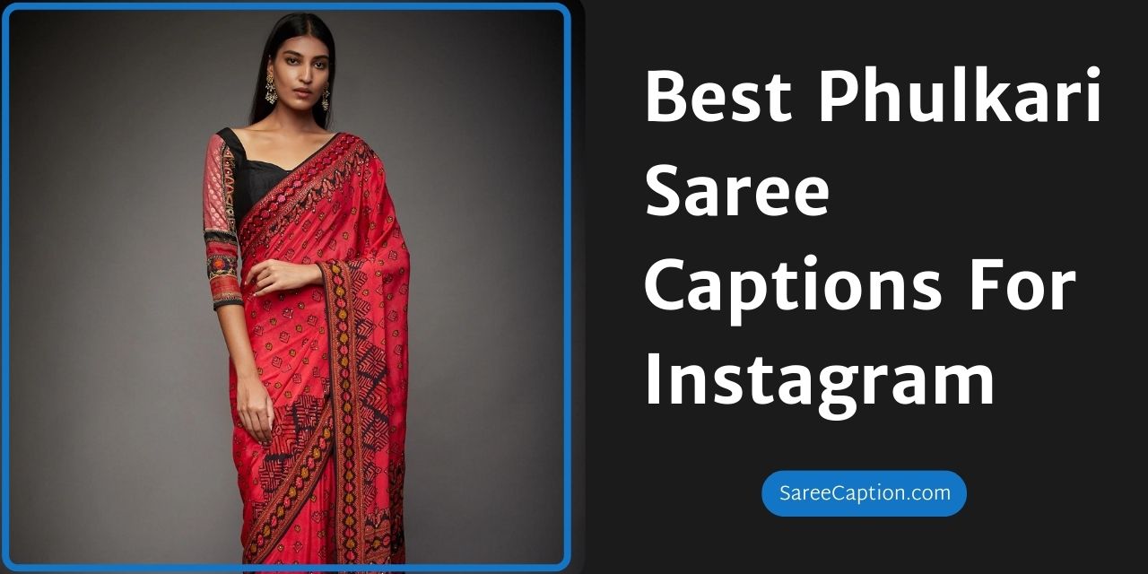 Best Phulkari Saree Captions For Instagram