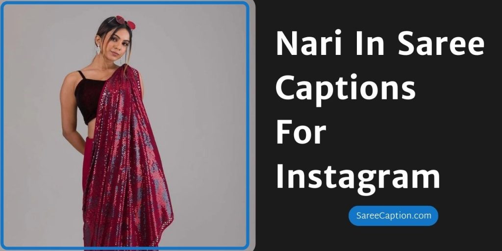Nari In Saree Captions For Instagram