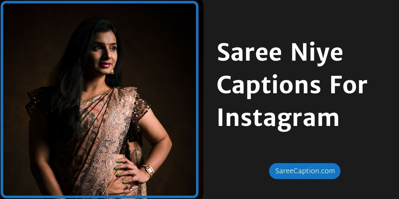Saree Niye Captions For Instagram
