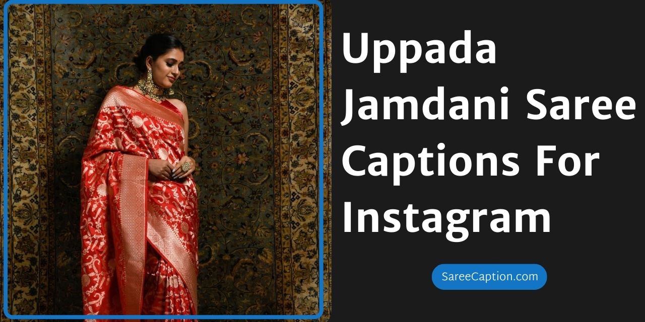 Uppada Jamdani Saree Captions For Instagram