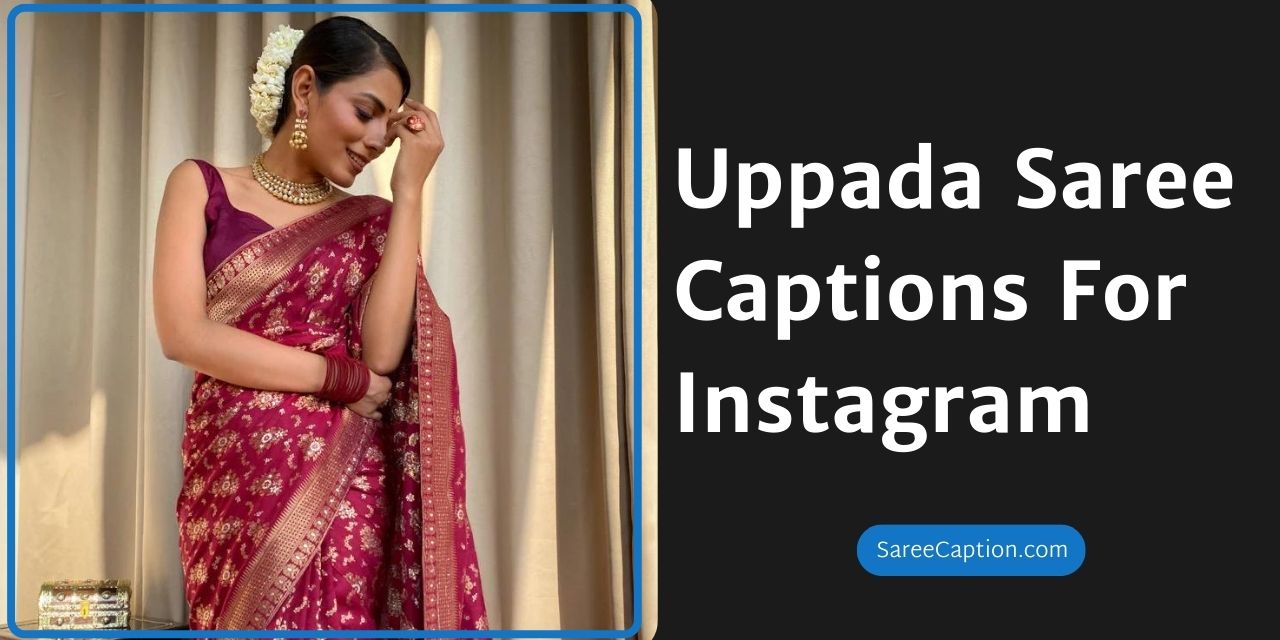 Uppada Saree Captions For Instagram