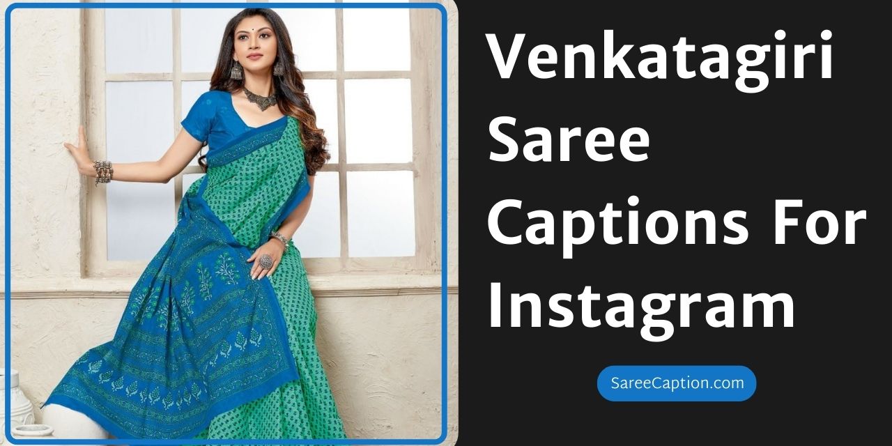 Venkatagiri Saree Captions For Instagram
