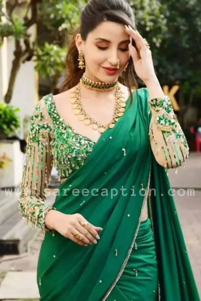 Heavy Full Sleeves Saree Blouse Design