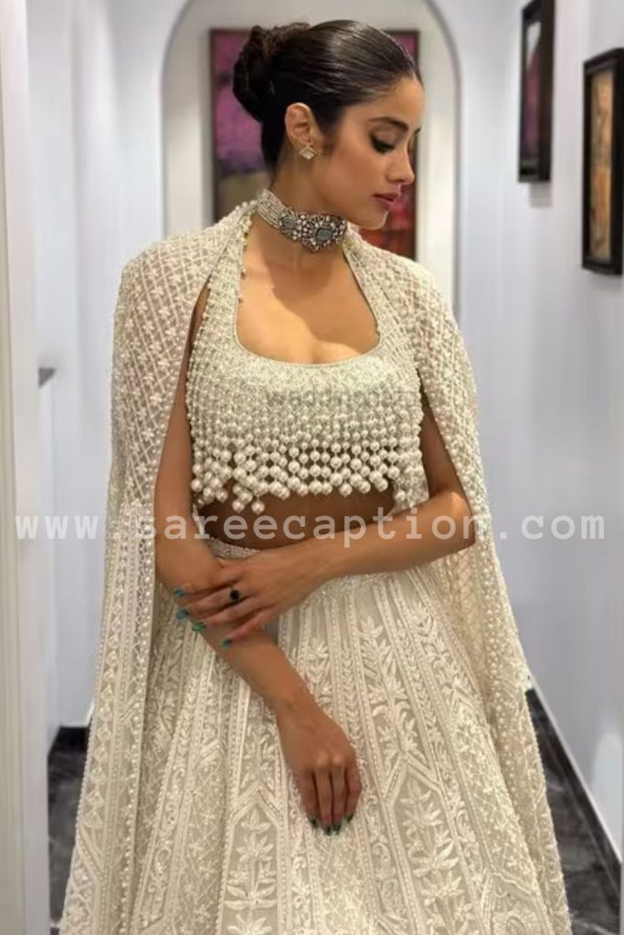 Stun With Pearl Embellished Saree Blouse