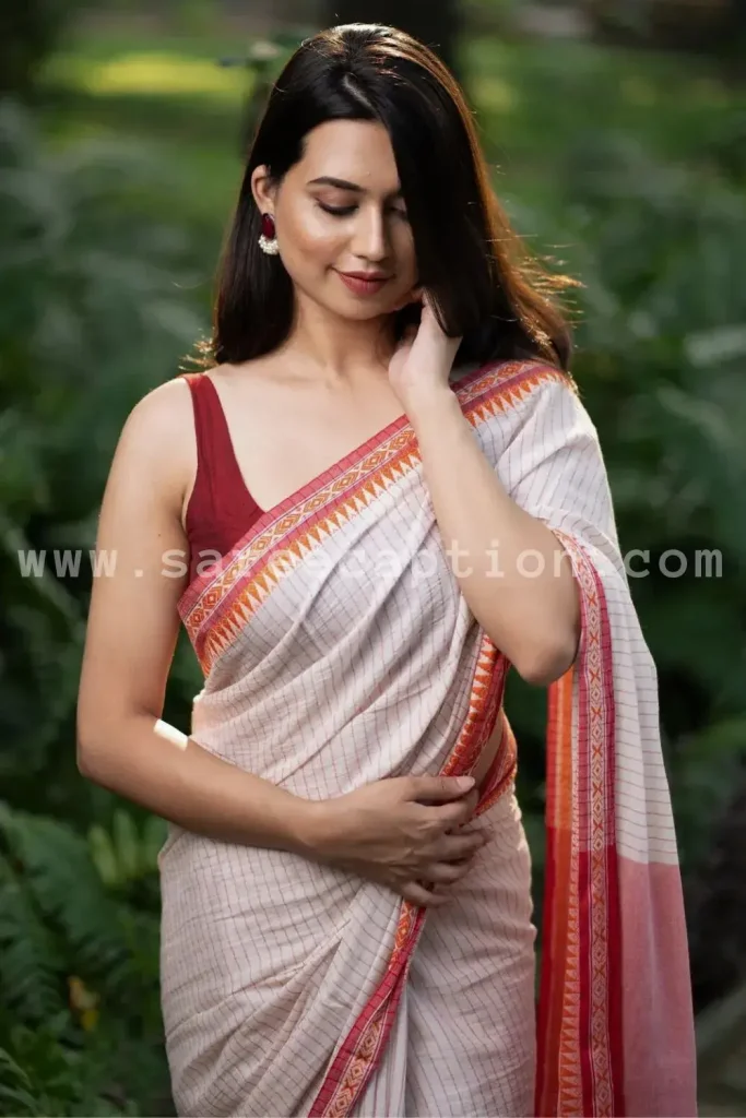 Bengali Saree Look Pose